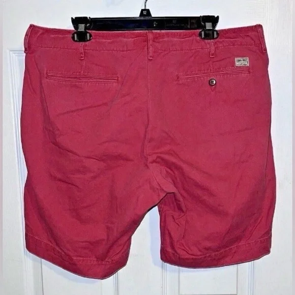 Denim & Supply Ralph Lauren NWT Men’s Chino Red Shorts Cotton Casual Dressy 31 - Picture 3 of 11